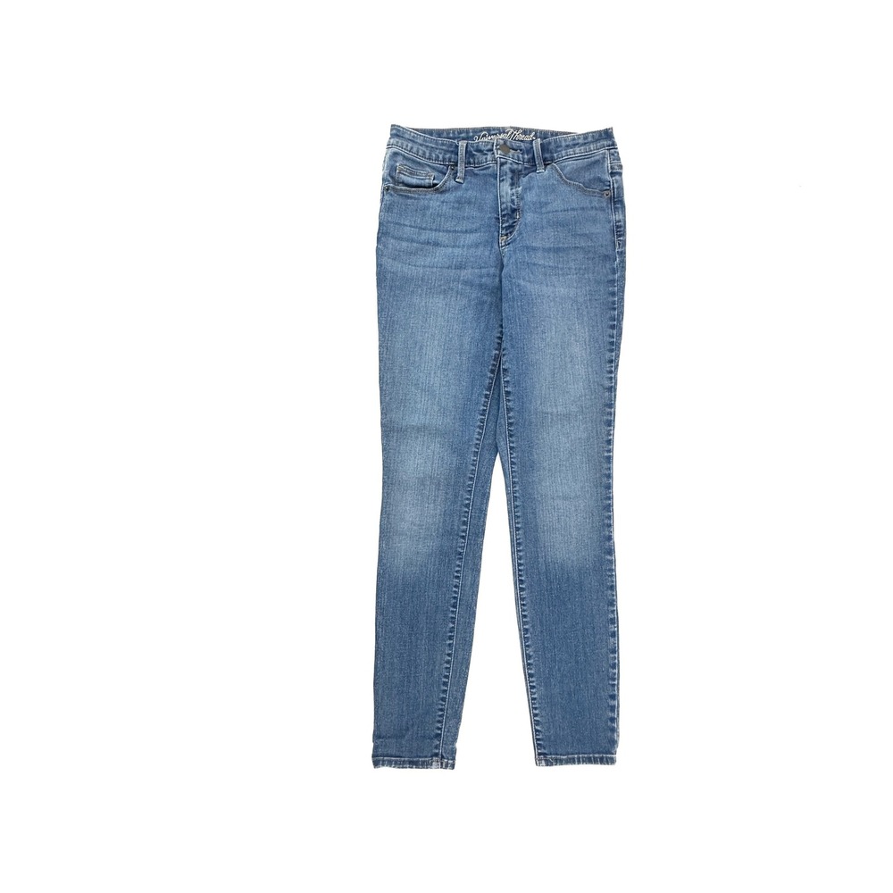 Universal Thread High Rise Skinny Jeans Medium Wash Blue Denim Womens Size 2/26R